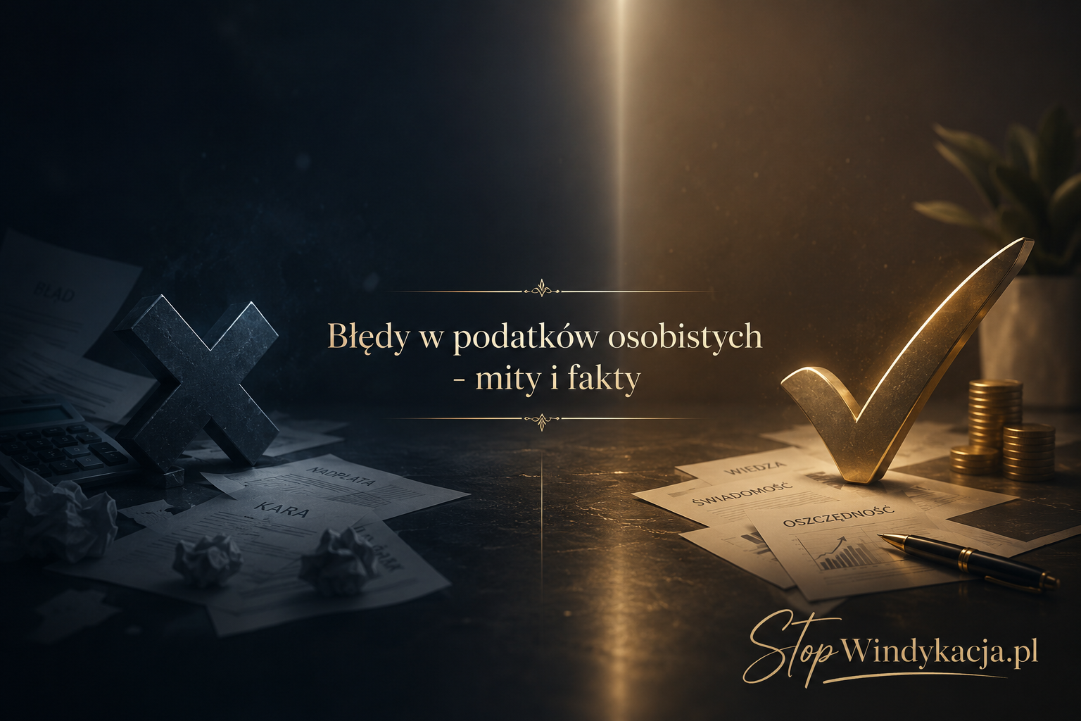 Błędy w podatków osobistych - mity i fakty