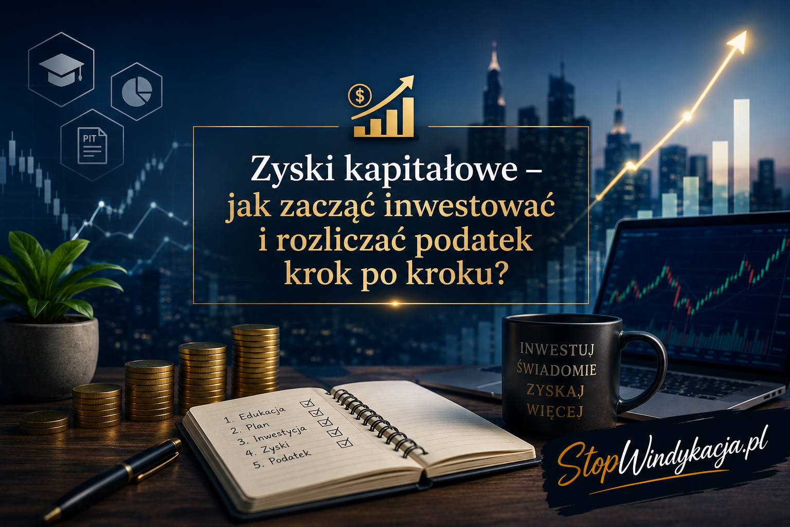 Zyski kapitałowe – jak zacząć inwestować i rozliczać podatek krok po kroku?